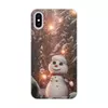 Заказать чехол для iPhone X/XS в Москве. Чехол для iPhone X/XS, объёмная печать Снеговик в лесу от Дана Столыпина - готовые дизайны и нанесение принтов.