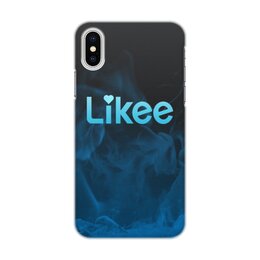 Заказать чехол для iPhone X/XS в Москве. Чехол для iPhone X/XS, объёмная печать Likee от THE_NISE  - готовые дизайны и нанесение принтов.