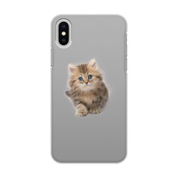 Заказать чехол для iPhone X/XS в Москве. Чехол для iPhone X/XS, объёмная печать Котенок от THE_NISE  - готовые дизайны и нанесение принтов.