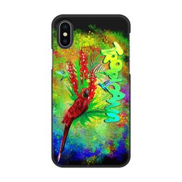 Заказать чехол для iPhone X/XS в Москве. Чехол для iPhone X/XS, объёмная печать Tropicana. от Zorgo-Art  - готовые дизайны и нанесение принтов.