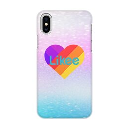 Заказать чехол для iPhone X/XS в Москве. Чехол для iPhone X/XS, объёмная печать Likee от THE_NISE  - готовые дизайны и нанесение принтов.