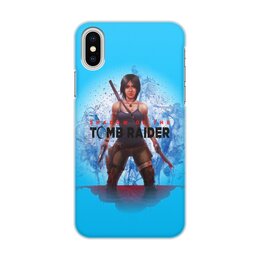 Заказать чехол для iPhone X/XS в Москве. Чехол для iPhone X/XS, объёмная печать Tomb Raider от THE_NISE  - готовые дизайны и нанесение принтов.