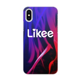 Заказать чехол для iPhone X/XS в Москве. Чехол для iPhone X/XS, объёмная печать Likee от THE_NISE  - готовые дизайны и нанесение принтов.