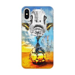 Заказать чехол для iPhone X/XS в Москве. Чехол для iPhone X/XS, объёмная печать Salvador Dali от THE_NISE  - готовые дизайны и нанесение принтов.