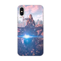 Заказать чехол для iPhone X/XS в Москве. Чехол для iPhone X/XS, объёмная печать Horizon Zero Dawn от GeekFox  - готовые дизайны и нанесение принтов.