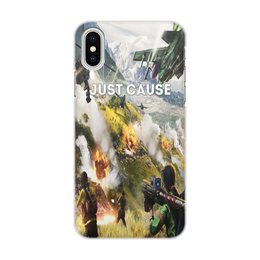 Заказать чехол для iPhone X/XS в Москве. Чехол для iPhone X/XS, объёмная печать Just Cause от THE_NISE  - готовые дизайны и нанесение принтов.