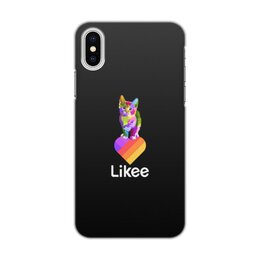 Заказать чехол для iPhone X/XS в Москве. Чехол для iPhone X/XS, объёмная печать Likee от THE_NISE  - готовые дизайны и нанесение принтов.