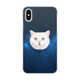 Заказать чехол для iPhone X/XS в Москве. Чехол для iPhone X/XS, объёмная печать Котик от THE_NISE  - готовые дизайны и нанесение принтов.