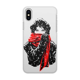 Заказать чехол для iPhone X/XS в Москве. Чехол для iPhone X/XS, объёмная печать Чистый снег от Дана Столыпина - готовые дизайны и нанесение принтов.