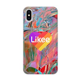 Заказать чехол для iPhone X/XS в Москве. Чехол для iPhone X/XS, объёмная печать Likee от THE_NISE  - готовые дизайны и нанесение принтов.