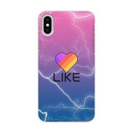 Заказать чехол для iPhone X/XS в Москве. Чехол для iPhone X/XS, объёмная печать Likee от THE_NISE  - готовые дизайны и нанесение принтов.