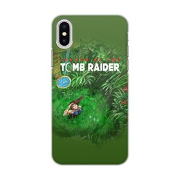 Заказать чехол для iPhone X/XS в Москве. Чехол для iPhone X/XS, объёмная печать Tomb Raider от THE_NISE  - готовые дизайны и нанесение принтов.