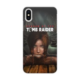 Заказать чехол для iPhone X/XS в Москве. Чехол для iPhone X/XS, объёмная печать Tomb Raider от THE_NISE  - готовые дизайны и нанесение принтов.