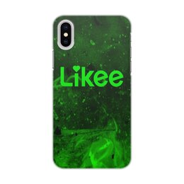 Заказать чехол для iPhone X/XS в Москве. Чехол для iPhone X/XS, объёмная печать Likee от THE_NISE  - готовые дизайны и нанесение принтов.