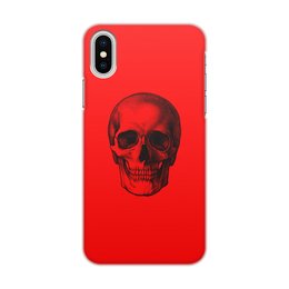 Заказать чехол для iPhone X/XS в Москве. Чехол для iPhone X/XS, объёмная печать Череп от THE_NISE  - готовые дизайны и нанесение принтов.