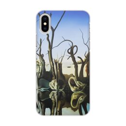 Заказать чехол для iPhone X/XS в Москве. Чехол для iPhone X/XS, объёмная печать Salvador Dali от THE_NISE  - готовые дизайны и нанесение принтов.