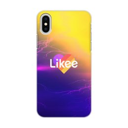 Заказать чехол для iPhone X/XS в Москве. Чехол для iPhone X/XS, объёмная печать Likee от THE_NISE  - готовые дизайны и нанесение принтов.