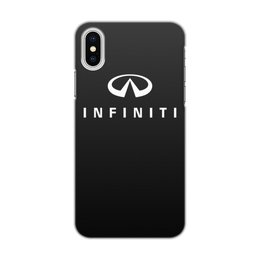 Заказать чехол для iPhone X/XS в Москве. Чехол для iPhone X/XS, объёмная печать Infiniti от DESIGNER   - готовые дизайны и нанесение принтов.