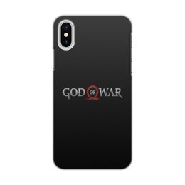 Заказать чехол для iPhone X/XS в Москве. Чехол для iPhone X/XS, объёмная печать God of War от THE_NISE  - готовые дизайны и нанесение принтов.