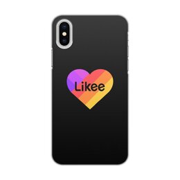 Заказать чехол для iPhone X/XS в Москве. Чехол для iPhone X/XS, объёмная печать Likee от THE_NISE  - готовые дизайны и нанесение принтов.