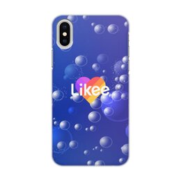 Заказать чехол для iPhone X/XS в Москве. Чехол для iPhone X/XS, объёмная печать Likee от THE_NISE  - готовые дизайны и нанесение принтов.