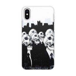 Заказать чехол для iPhone X/XS в Москве. Чехол для iPhone X/XS, объёмная печать Черепа от THE_NISE  - готовые дизайны и нанесение принтов.