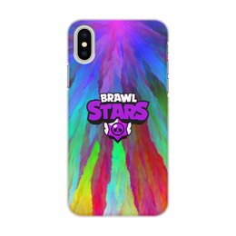 Заказать чехол для iPhone X/XS в Москве. Чехол для iPhone X/XS, объёмная печать Brawl Stars от THE_NISE  - готовые дизайны и нанесение принтов.