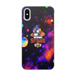 Заказать чехол для iPhone X/XS в Москве. Чехол для iPhone X/XS, объёмная печать Brawl Stars от THE_NISE  - готовые дизайны и нанесение принтов.