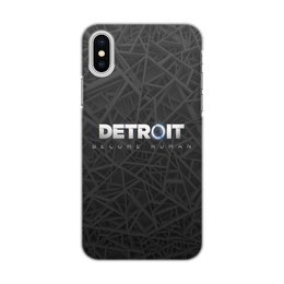 Заказать чехол для iPhone X/XS в Москве. Чехол для iPhone X/XS, объёмная печать Detroit  от THE_NISE  - готовые дизайны и нанесение принтов.