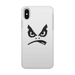 Заказать чехол для iPhone X/XS в Москве. Чехол для iPhone X/XS, объёмная печать Bad Boy Смайл от DESIGNER   - готовые дизайны и нанесение принтов.