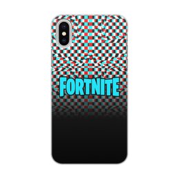 Заказать чехол для iPhone X/XS в Москве. Чехол для iPhone X/XS, объёмная печать Fortnite от THE_NISE  - готовые дизайны и нанесение принтов.