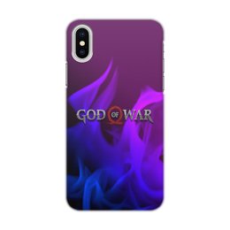 Заказать чехол для iPhone X/XS в Москве. Чехол для iPhone X/XS, объёмная печать God of War от THE_NISE  - готовые дизайны и нанесение принтов.