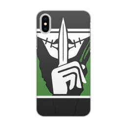 Заказать чехол для iPhone X/XS в Москве. Чехол для iPhone X/XS, объёмная печать Caveira от scoopysmith - готовые дизайны и нанесение принтов.