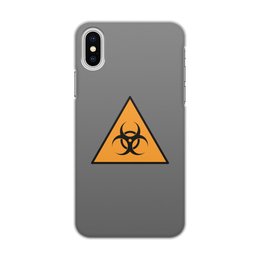 Заказать чехол для iPhone X/XS в Москве. Чехол для iPhone X/XS, объёмная печать Biohazard от THE_NISE  - готовые дизайны и нанесение принтов.