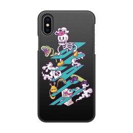 Заказать чехол для iPhone X/XS в Москве. Чехол для iPhone X/XS, объёмная печать Смерть от Дана Столыпина - готовые дизайны и нанесение принтов.