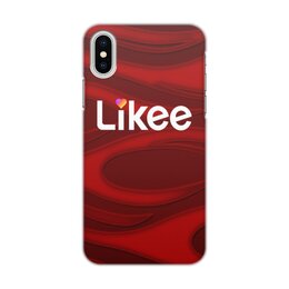 Заказать чехол для iPhone X/XS в Москве. Чехол для iPhone X/XS, объёмная печать Likee от THE_NISE  - готовые дизайны и нанесение принтов.