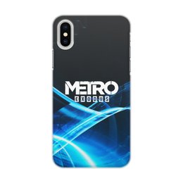 Заказать чехол для iPhone X/XS в Москве. Чехол для iPhone X/XS, объёмная печать Metro от THE_NISE  - готовые дизайны и нанесение принтов.