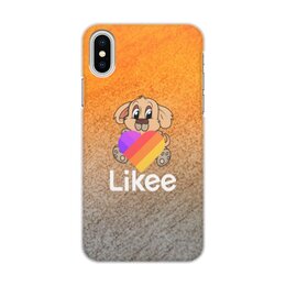 Заказать чехол для iPhone X/XS в Москве. Чехол для iPhone X/XS, объёмная печать Likee от THE_NISE  - готовые дизайны и нанесение принтов.