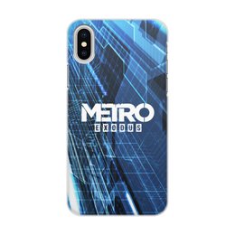 Заказать чехол для iPhone X/XS в Москве. Чехол для iPhone X/XS, объёмная печать Metro от THE_NISE  - готовые дизайны и нанесение принтов.