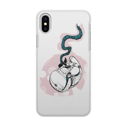 Заказать чехол для iPhone X/XS в Москве. Чехол для iPhone X/XS, объёмная печать Малыш от Дана Столыпина - готовые дизайны и нанесение принтов.