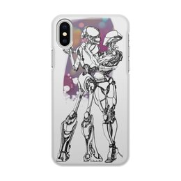 Заказать чехол для iPhone X/XS в Москве. Чехол для iPhone X/XS, объёмная печать Любовники от Дана Столыпина - готовые дизайны и нанесение принтов.