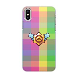 Заказать чехол для iPhone X/XS в Москве. Чехол для iPhone X/XS, объёмная печать Brawl Stars от THE_NISE  - готовые дизайны и нанесение принтов.