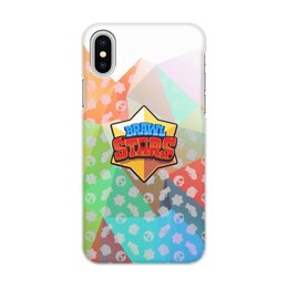 Заказать чехол для iPhone X/XS в Москве. Чехол для iPhone X/XS, объёмная печать Brawl Stars от THE_NISE  - готовые дизайны и нанесение принтов.