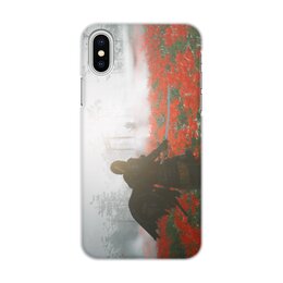 Заказать чехол для iPhone X/XS в Москве. Чехол для iPhone X/XS, объёмная печать Ghost of Tsushima от GeekFox  - готовые дизайны и нанесение принтов.