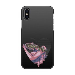 Заказать чехол для iPhone X/XS в Москве. Чехол для iPhone X/XS, объёмная печать О любви от Дана Столыпина - готовые дизайны и нанесение принтов.