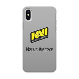 Заказать чехол для iPhone X/XS в Москве. Чехол для iPhone X/XS, объёмная печать Natus Vincere от THE_NISE  - готовые дизайны и нанесение принтов.