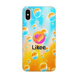 Заказать чехол для iPhone X/XS в Москве. Чехол для iPhone X/XS, объёмная печать Likee от THE_NISE  - готовые дизайны и нанесение принтов.