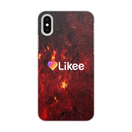 Заказать чехол для iPhone X/XS в Москве. Чехол для iPhone X/XS, объёмная печать Likee от THE_NISE  - готовые дизайны и нанесение принтов.