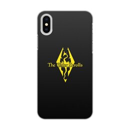 Заказать чехол для iPhone X/XS в Москве. Чехол для iPhone X/XS, объёмная печать The Elder Scrolls от THE_NISE  - готовые дизайны и нанесение принтов.