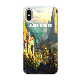 Заказать чехол для iPhone X/XS в Москве. Чехол для iPhone X/XS, объёмная печать Just Cause от THE_NISE  - готовые дизайны и нанесение принтов.